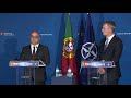NATO Secretary General with the Minister of Defence of Portugal, 26 JAN 2018
