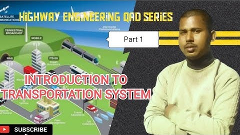 Introduction to Transportation System Transportation Engineering | PSC |Diploma|Sub-Engineer |part1|