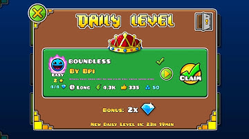 "Boundless" by Bpi [Geometry Dash Daily Level]