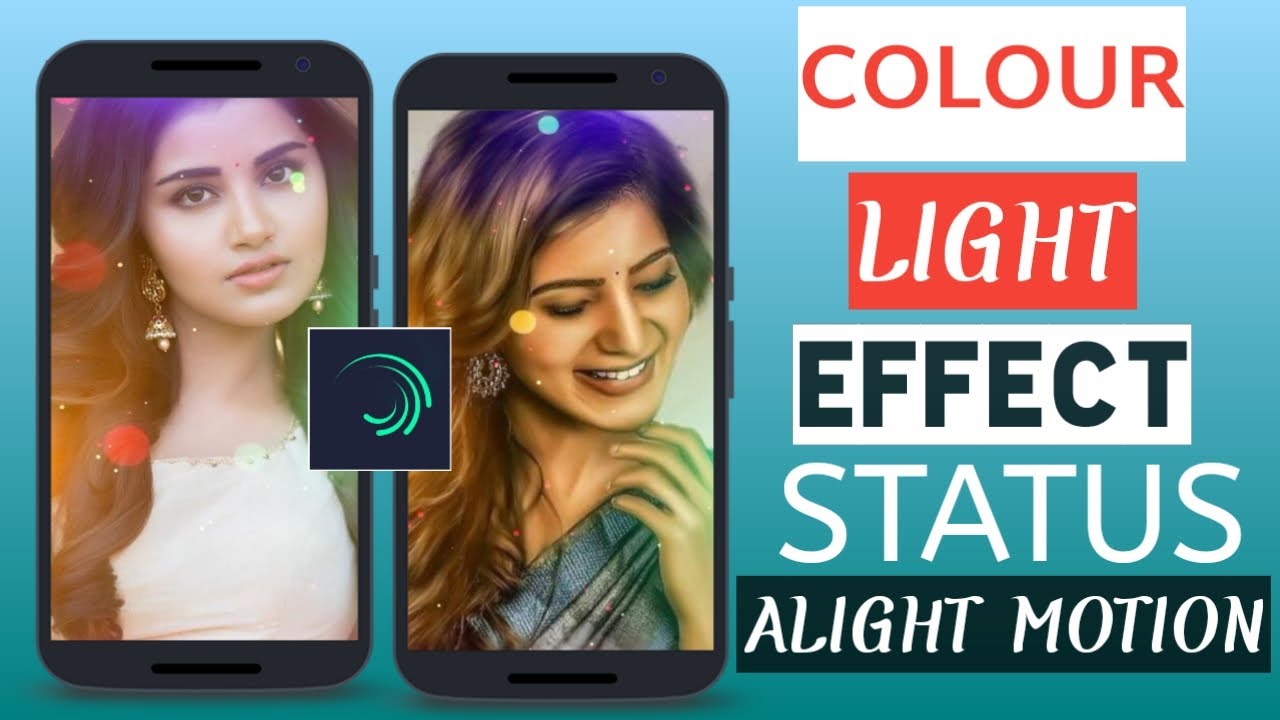 Alight Motion Video Light Effect// Full Screen Colour Light Effect Status video// Editing Hindi