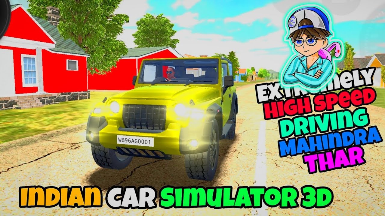 EXTREMELY HIGH SPEED DRIVING MAHIMDRA THAR INDIAN CAR SIMULATOR 3D GAMEPLAY Android car