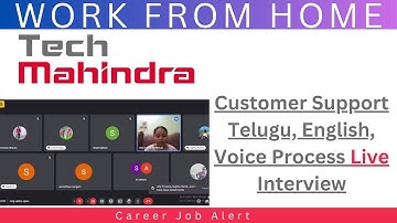 Tech Mahindra Work From Home Jobs For Freshers | Jobs at Tech Mahindra