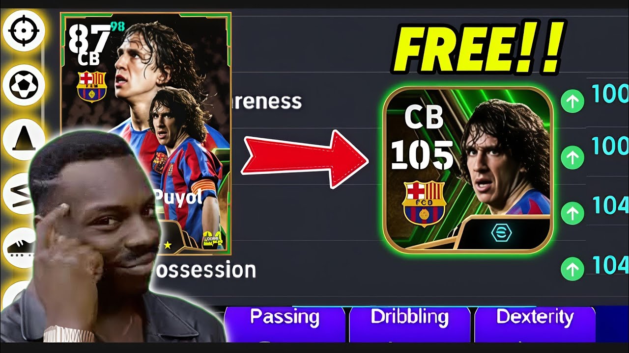 BEST TRAINING GUIDE 105 🔥 CARLES PUYOL IN EFOOTBALL 26|UPGRADE