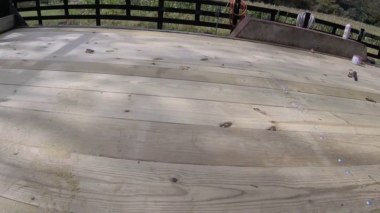 Gooseneck Trailer deck Repair Part 3 - YouTube