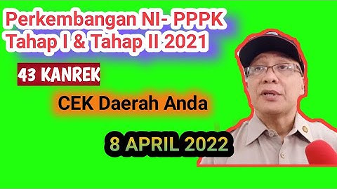43 KANREK Penetapan Nip CPNS dan NiPPPK 2021.per-8/4/22