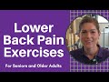 Low Back Pain? Exercises for Seniors and Older Adults