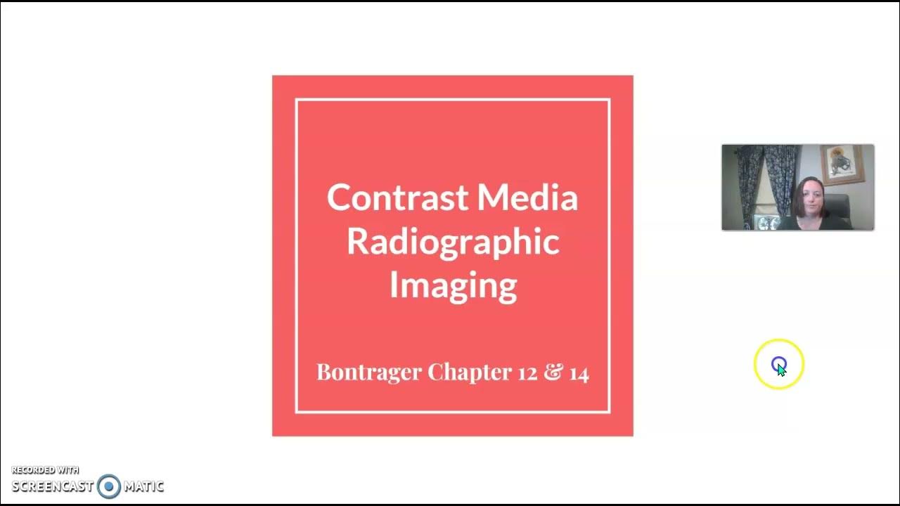 Radiographic Contrast Media 1 YouTube