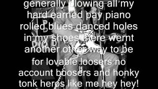 honky tonk heros lyrics chords