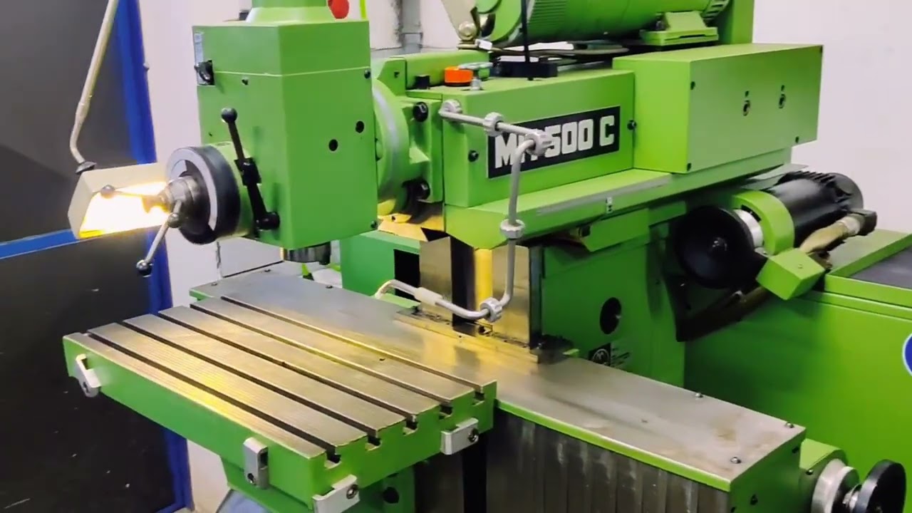 MAHO MH 500C CNC 432 Run mode - YouTube