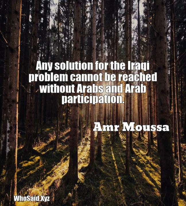 Download lagu Amr Moussa: Any solution for the Iraqi problem cannot be reached wi......