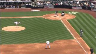 2013/06/12 Headley starts double play