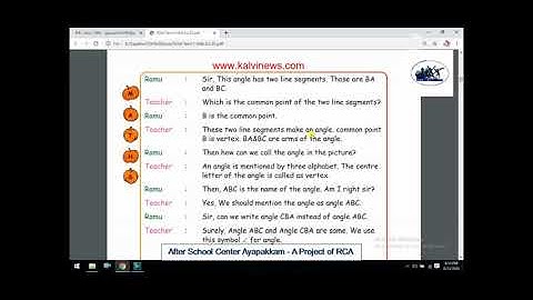 Rotary Club of Ambattur Class 5 Maths Chapter 1 Geometry Part 6