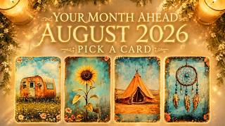 ✨What’s About to Unfold for YOU in August?🪶Your MONTH AHEAD Predictions | PICK A CARD Tarot Reading