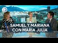 Samuel García y Mariana Rodríguez en entrevista con María Julia Lafuente