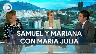 Samuel García y Mariana Rodríguez en entrevista con María Julia Lafuente