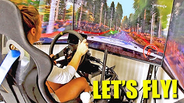 Flying in Finland - High Speed Jumps with D-BOX Motion - WRC 9