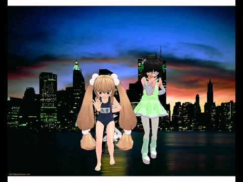 MMDComputer city   Chiinata isawasa , Rin kokonoe , Suigintou Rozenmaiden