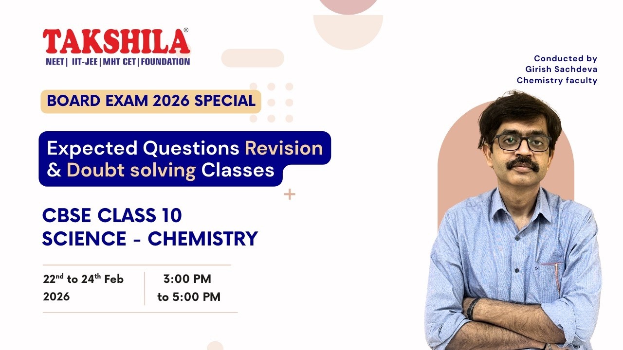 Expected Questions Revision & Doubt Solving Class X (Science Chemistry)