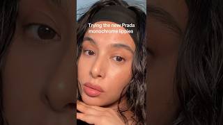 Using B02 Quartz newlippies pradalipsticks pradabeauty pradabeautymonochrome