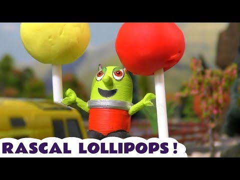 funny-funlings-rascal-play-doh-lollipops-prank-story-with-thomas-and-friends