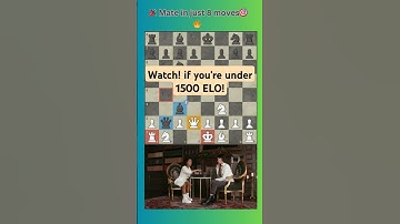 Checkmate in 8 Moves! Englund Gambit Trap! #magnuscarlsen #openingtraps #gothamchess #gukesh