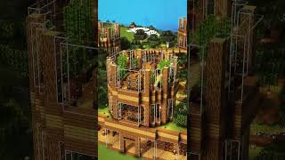 circle survival base in Minecraft 🤯 #minecraft