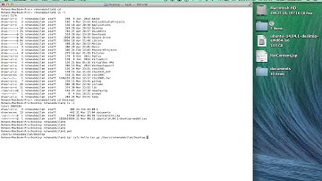 How To CREATE / Untar / Unzip a tar.gz file on a Mac | New