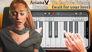 Ariana Grande - we can't be friends (wait for your love) on iPhone (GarageBand) screenshot 5