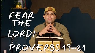 Celebrity Proverbs 19-21 KJV | Fear The Lord Profile