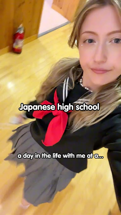 I Tried Going to a Japanese High School for a Day! 🏫💖