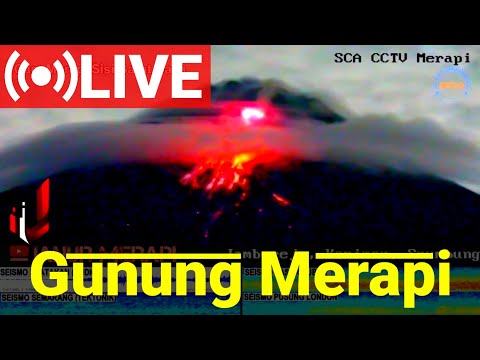 Live Merapi - Indonesia&#39;s Mount Merapi - Volcano Eruption