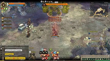 [Tree of Savior] Barbarian C3 Fencer C1 Stonefroster Boss Fight