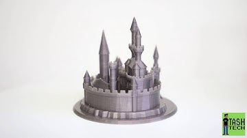 Prusa i3 MK2 3D print CASTLE time-lapse