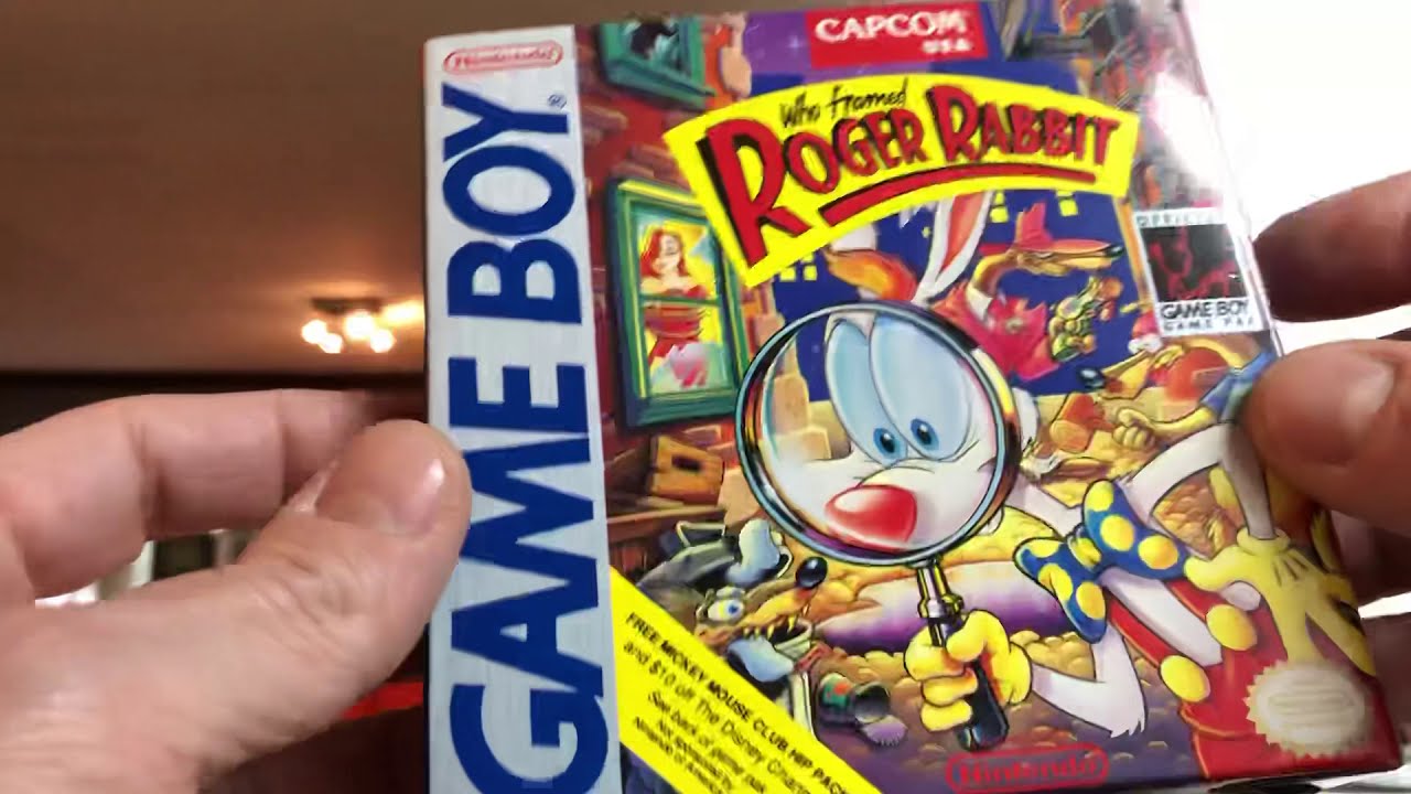 GAMEPLAY: Who Framed Roger Rabbit (1991) - Nintendo GAME BOY - YouTube