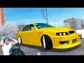 ЗИМНИЙ ДРИФТ НА ЧАЙЗЕРЕ ЗАКОНЧИЛСЯ СТОЛБОМ - CITY CAR DRIVING + РУЛЬ