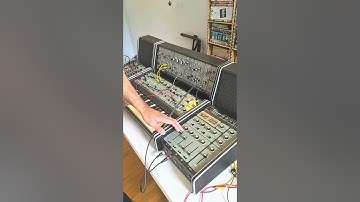 Roland System 100 Synthesizer - Using The Sequencer For Filter Modulation #music #synthjam #synth