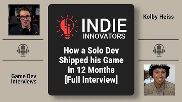 [FULL INTERVIEW] How a Solo Dev Shipped His First Game in 12 Months (W/ KOLBY HEISS)