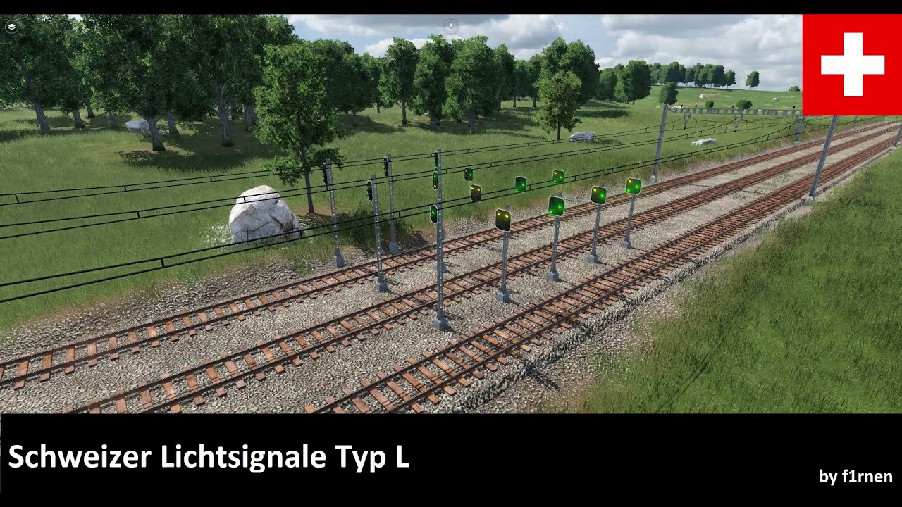 Schweizer Lichtsignale Typ L - Transport Fever 2 Mod