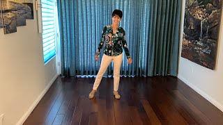 Do Si Do (Doh-see-doh) line dance demonstration and tutorial by Stephie