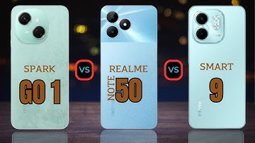 Tecno Spark Go 1vs Realme Note 50 vs Infinix Smart 9