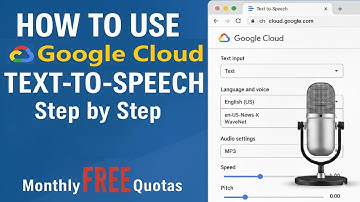 Text to Speech TTS by Google Cloud, Step by Step setup 