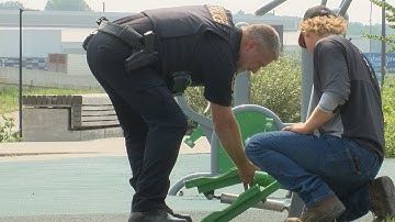 Sioux City’s Chris Larsen Park vandalized, suspects caught on tape