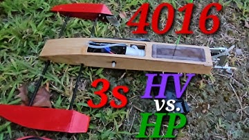RC Shrimp Outrigger testing a 4016 De-tounged prop from Zippkits. Two 3s Runs