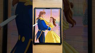 Prince Adam makeover glow up art #beautyandthebeast #princeadam #belle #shortsart #disneyart