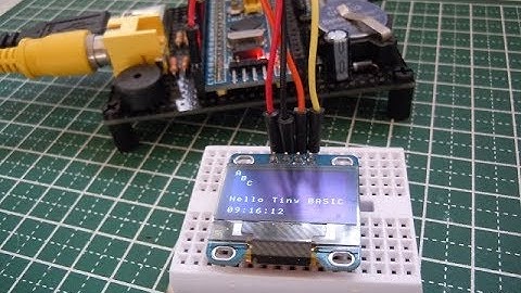 豊四季 Tiny BASIC for Arduino STM32 でOLED(SSD1306)を使う