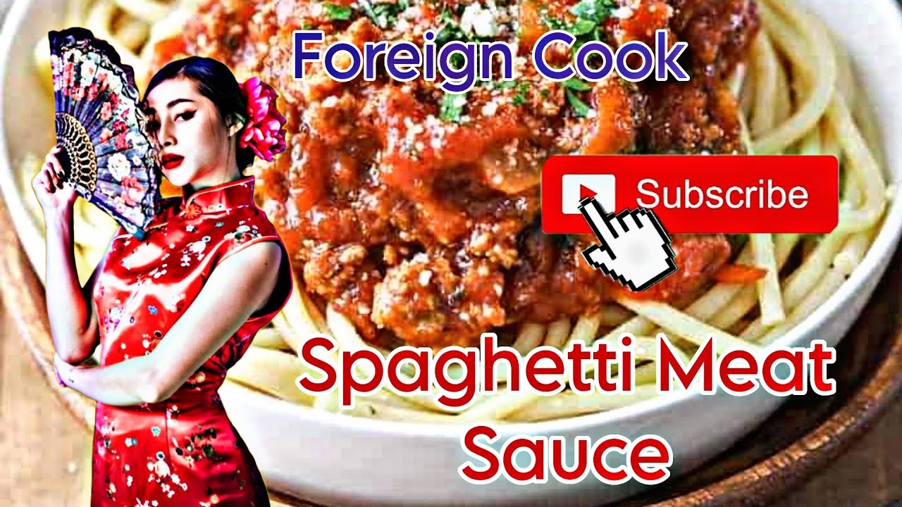 Secret ingredient spaghetti meat sauce YouTube