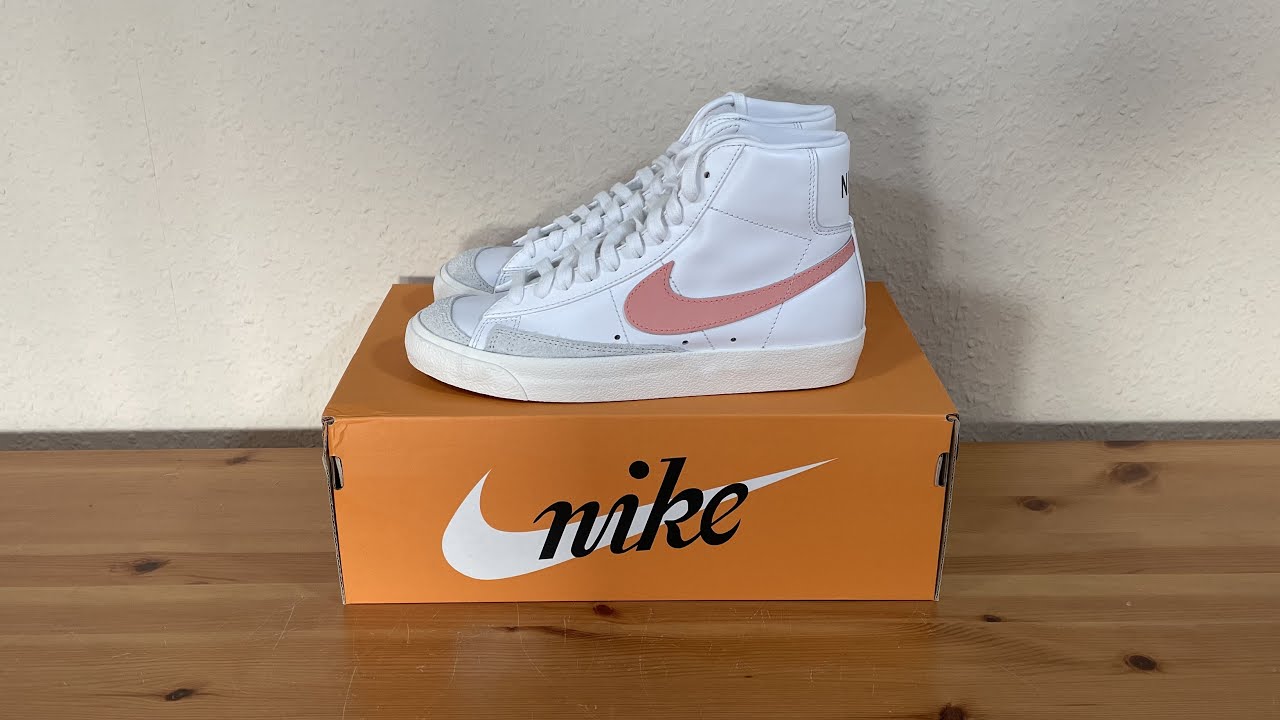 atomic pink nike blazer