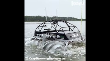 Copperstone HELIX Neptune amphibious robot #gigadgets #geology #robotics #mining #screw