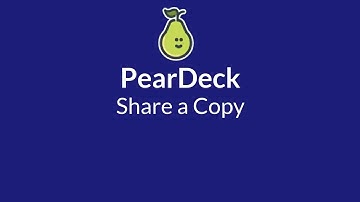 PearDeck - Share a Copy