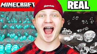 ⁣Would You Rather Have 128 Minecraft Diamonds or Real Diamonds?